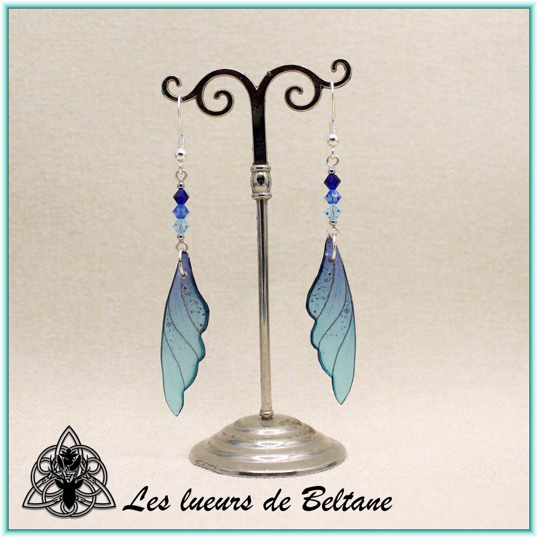 Boucles d'oreilles ailes de fée Eilidh