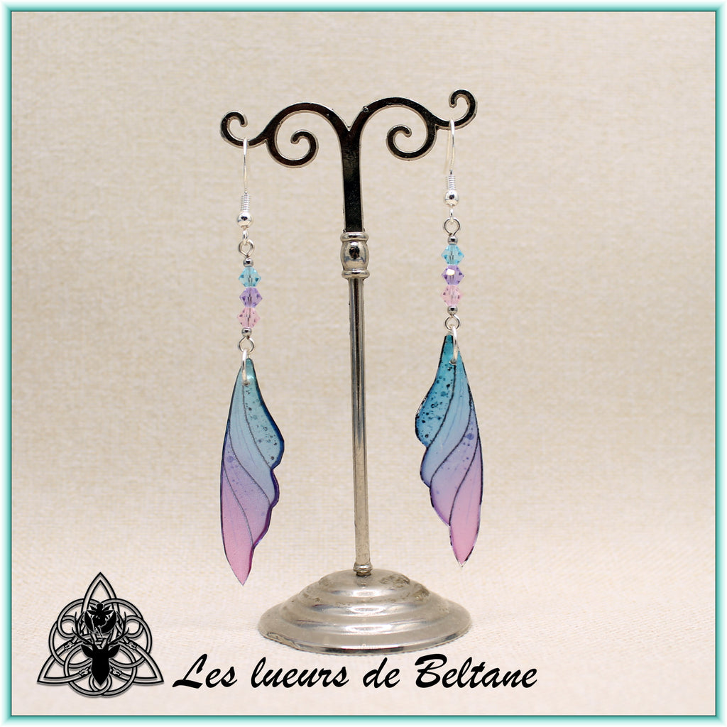 Boucles d'oreilles ailes de fée Eilidh