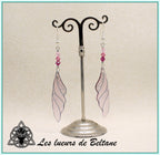 Boucles d'oreilles ailes de fée Eilidh