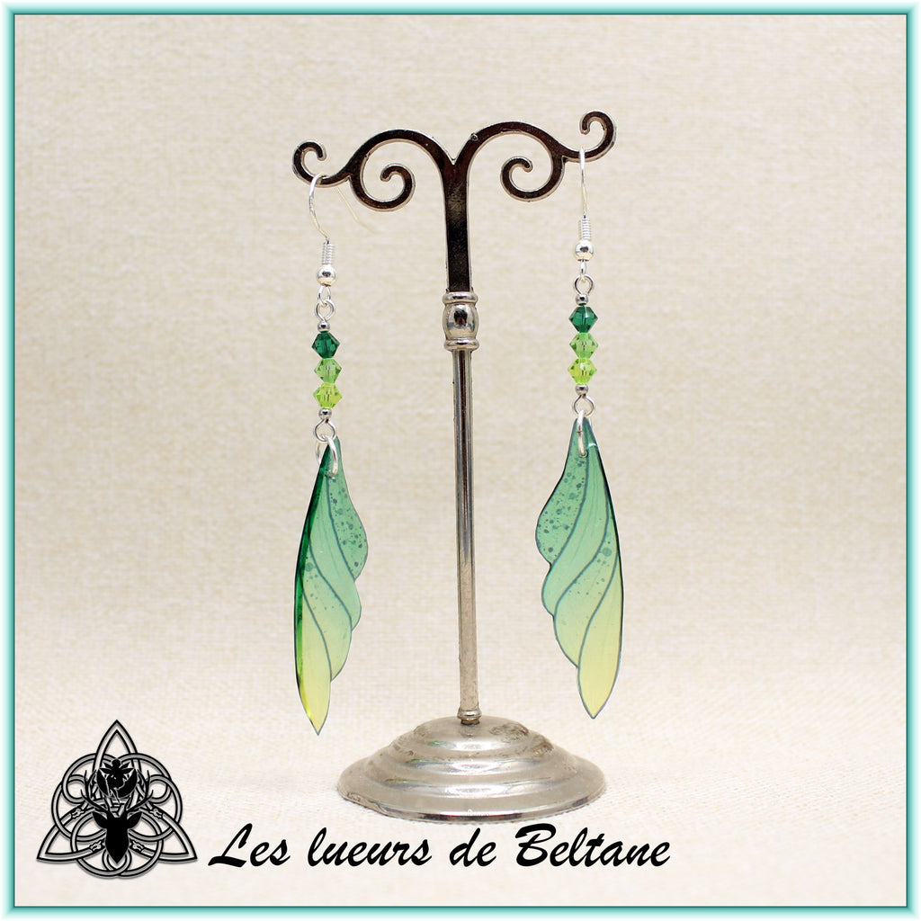 Boucles d'oreilles ailes de fée Eilidh