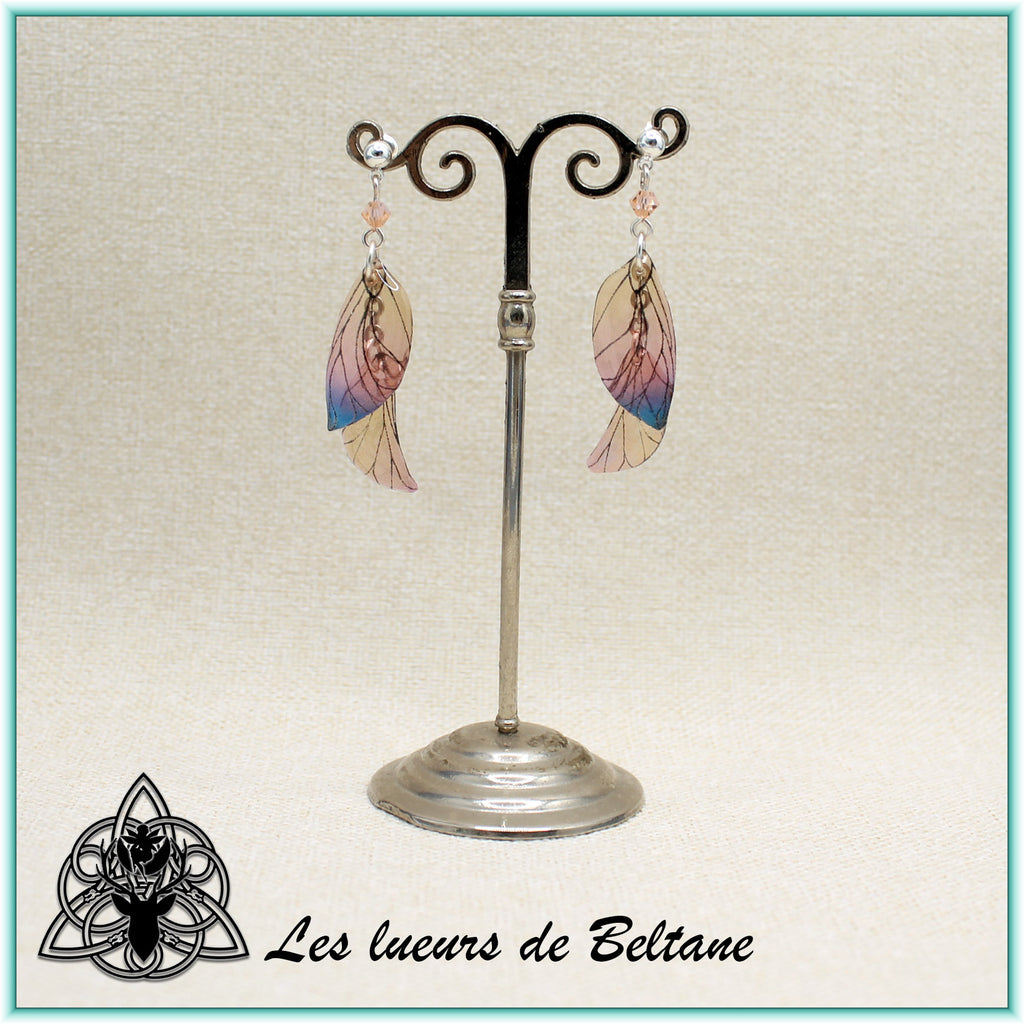 Boucles d'oreilles ailes de fée Aileen