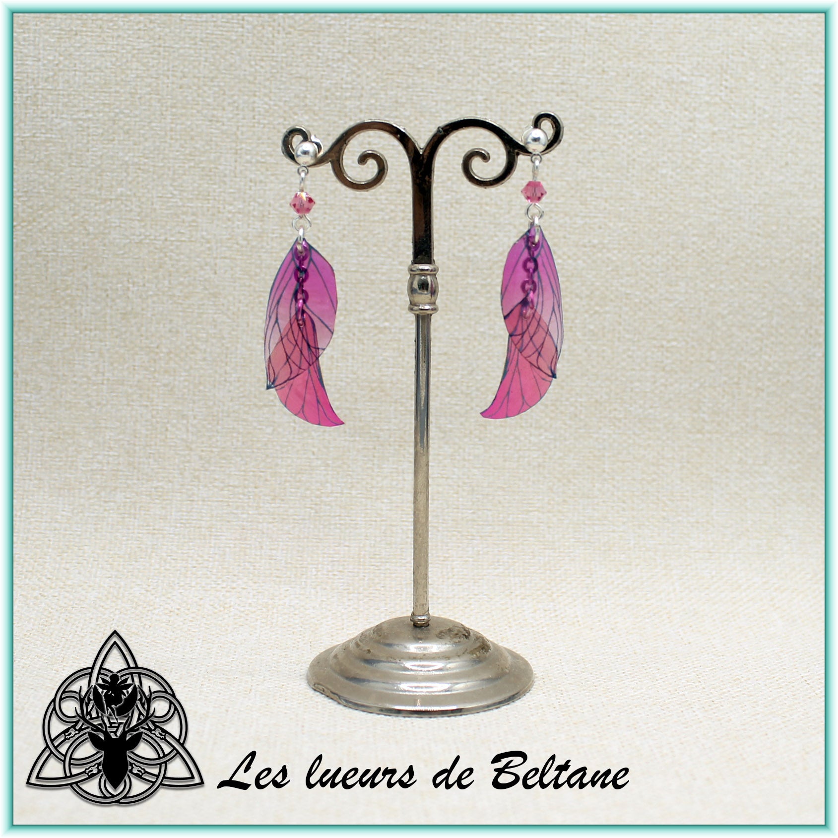 Boucles d'oreilles ailes de fée Aileen