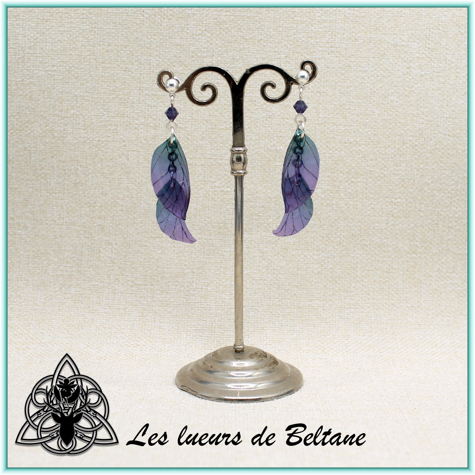 Boucles d'oreilles ailes de fée Aileen