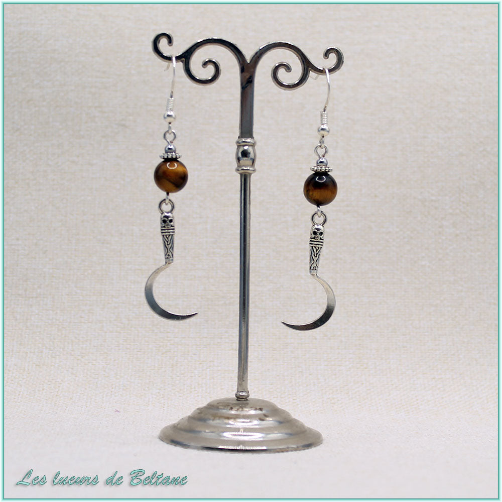 Boucles d'oreilles Ankou