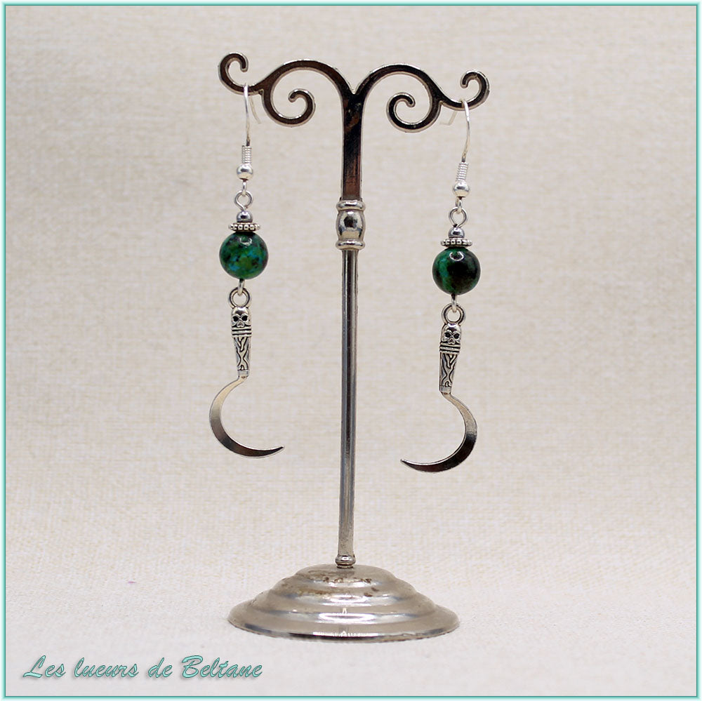 Boucles d'oreilles Ankou