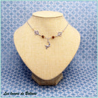 Collier Nolwenn, perles d'œil de tigre