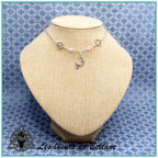 Collier Nolwenn, perles de quartz cerise
