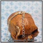 Collier Raven, style gothique, autre vue
