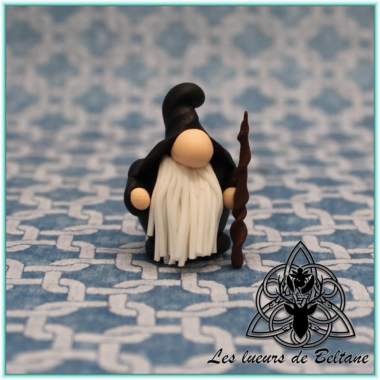 Gnomar Le Gnome Sorcier Noir