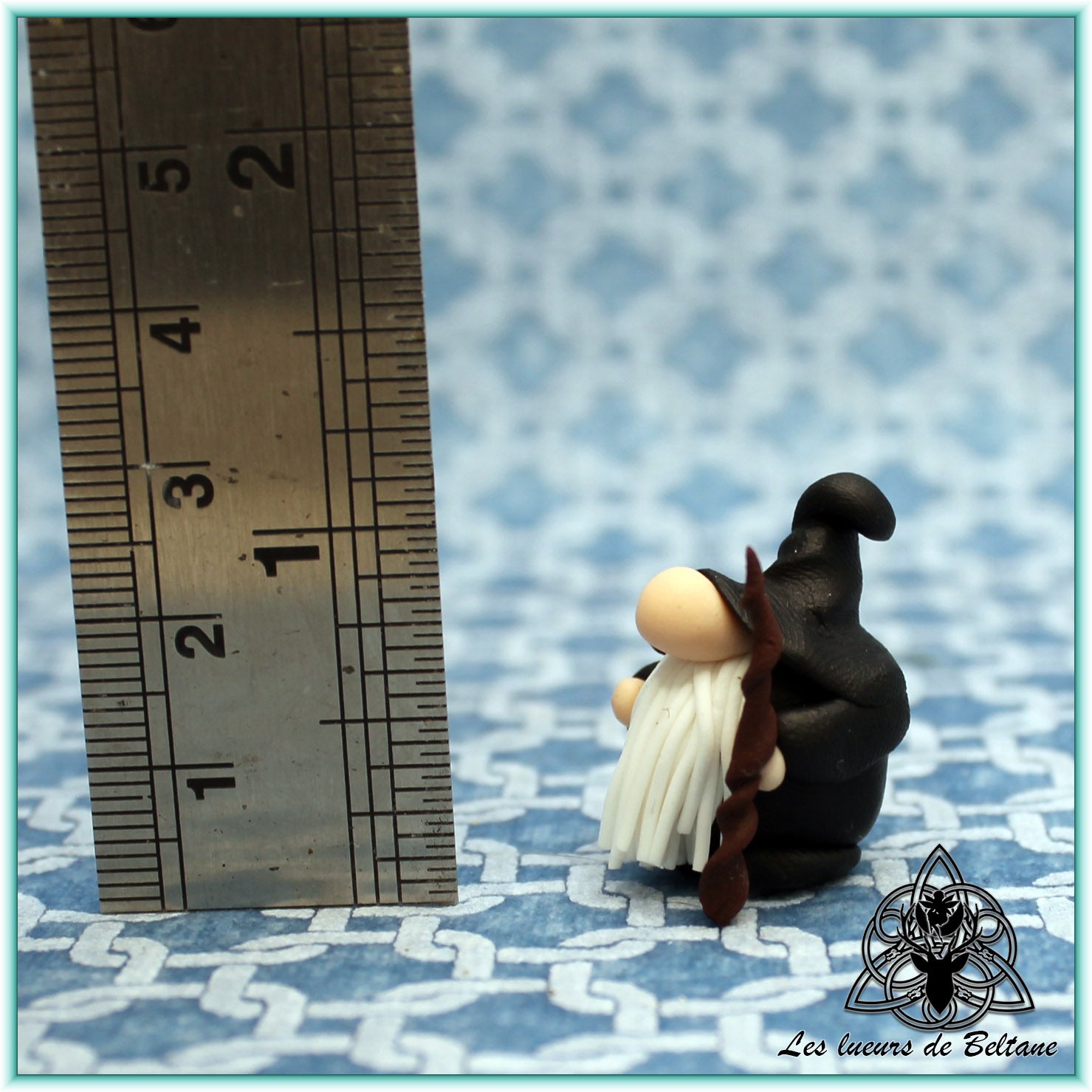 Gnomar Le Gnome Sorcier Noir