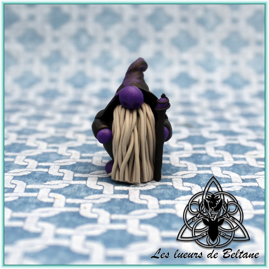 Gnomalet Le Gnome Sorcier Noir